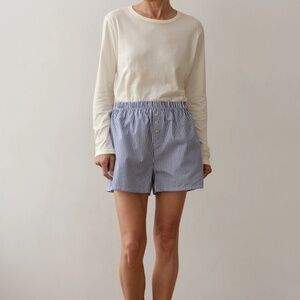 DONNI | Stripe Pop Boxer Womens Stripe Short